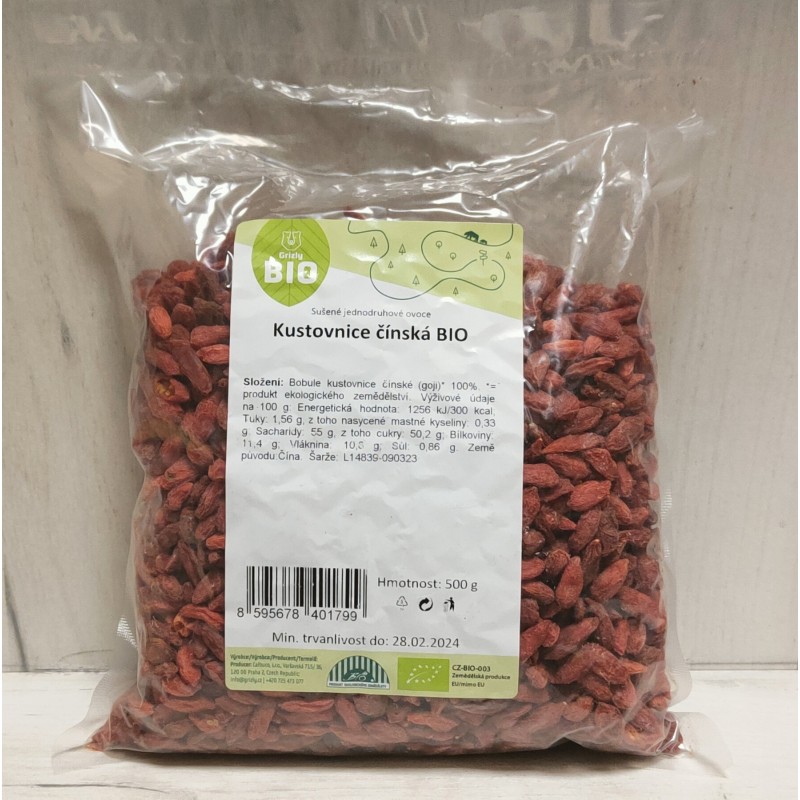 Kustovnica čínska Goji BIO 500 g - Grizly