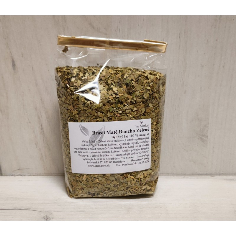Mate Rancho - Maté zelené čisté, sypaný bylinný čaj 100g