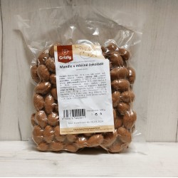 Mandle v mliečnej čokoláde so škoricou 500 g¨- GRIZLY