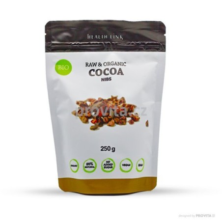 Bôby kakaové drvené RAW 250g BIO Health Link