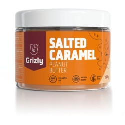 Arašidový krém slaný karamel 500 g (GRIZLY)