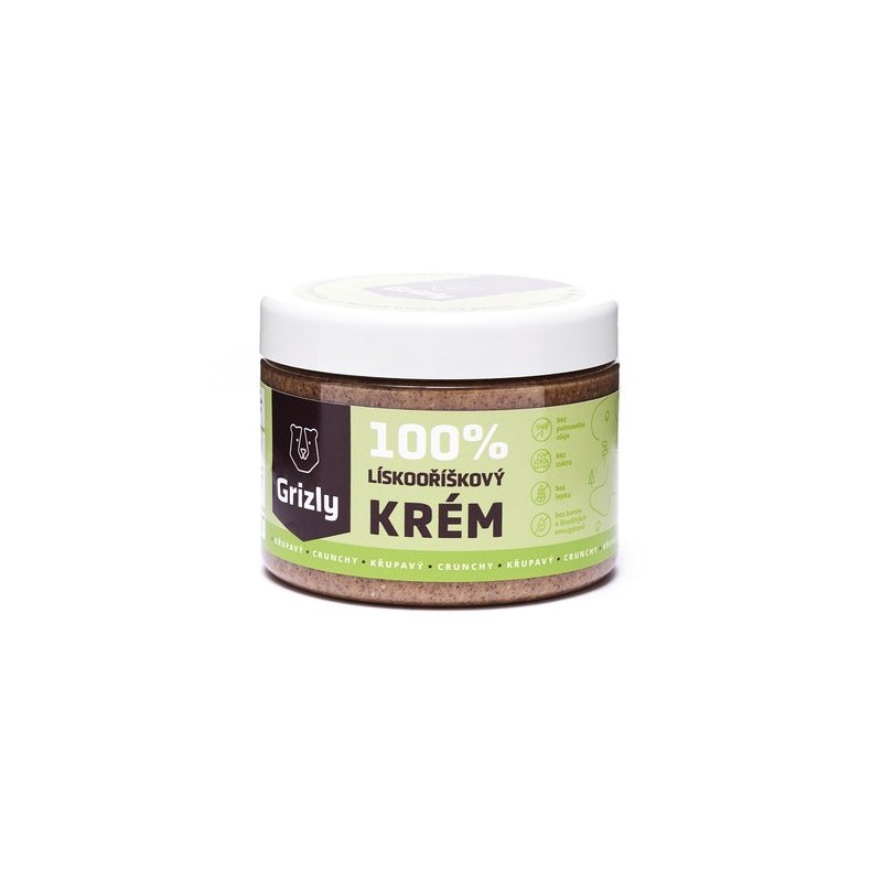 Lieskovoorieškový krém chrumkavý 500 g (GRIZLY)