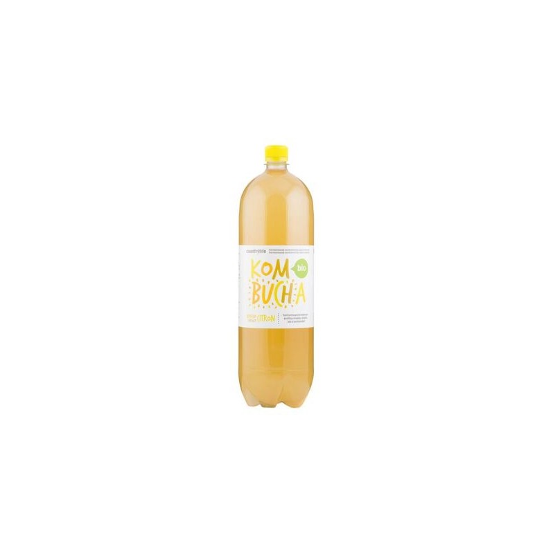 Kombucha bancha s príchuťou citrón BIO 2L (Country Life)