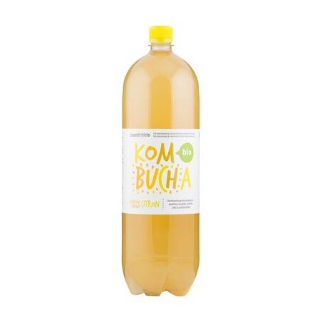 Kombucha bancha s príchuťou citrón BIO 2L (Country Life)