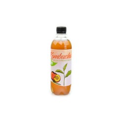 Kombucha biely čaj s príchuťou broskyne BIO 500ml (Stevikom)