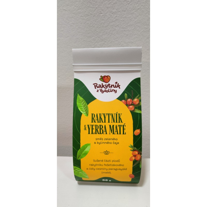 Rakytníkový čaj z Vysočiny & yerba maté 50g (SEVAK)