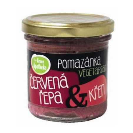 Nátierka červená repa a chren 140g (Green Apotheke)