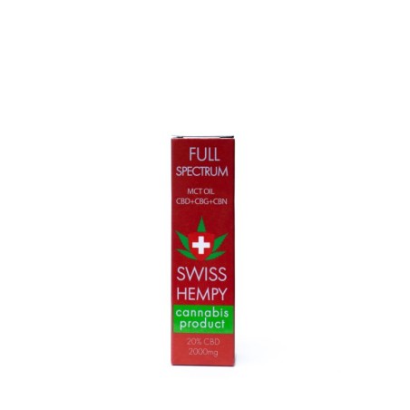 20% CBD OLEJ Full Spectrum 10 ml (Swisshempy)