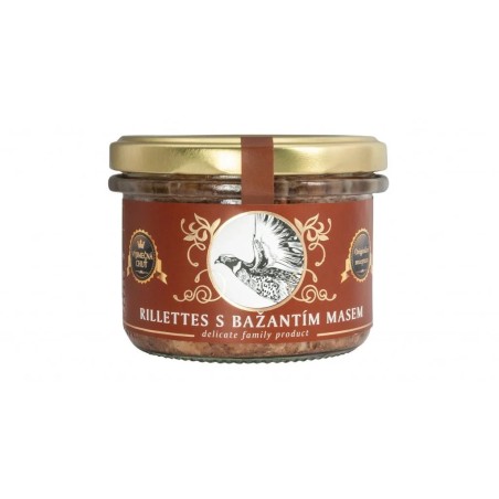 Rillettes s bažantím masem 180g (Vineco)