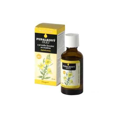 Olej pupalkový za stud. lis. 50ml BIO (HEALTH LINK)