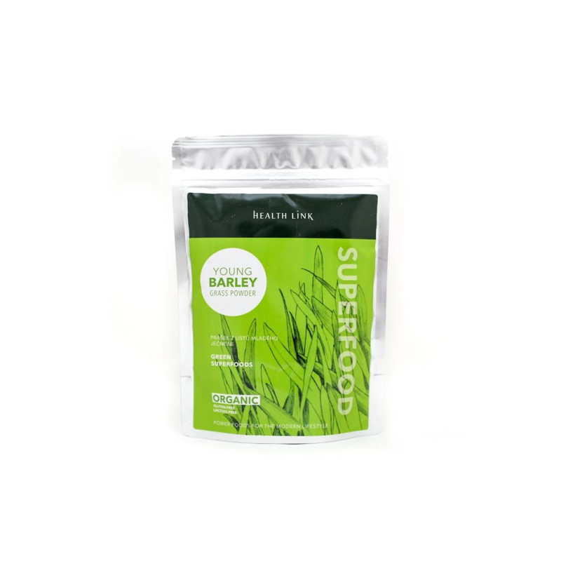 Jačmeň mladý prášok bezl. 200g BIO (HEALTH LINK)