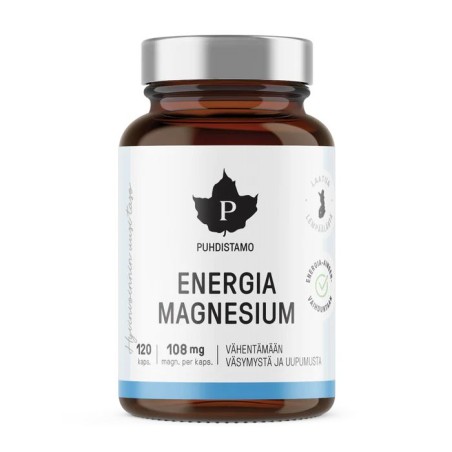 Energia Magnesium 120 kapsúl (Puhdistamo))