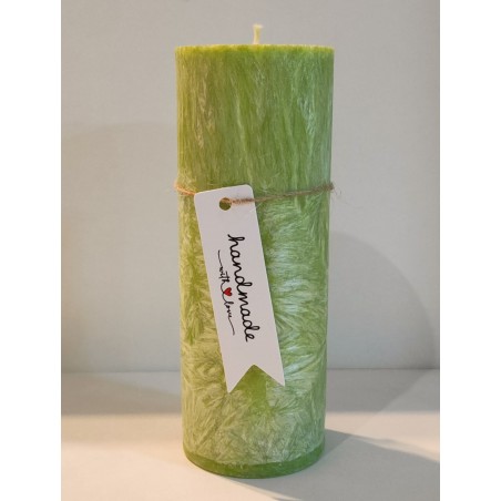 SVIEČKA zelená 5,5x15cm 320g