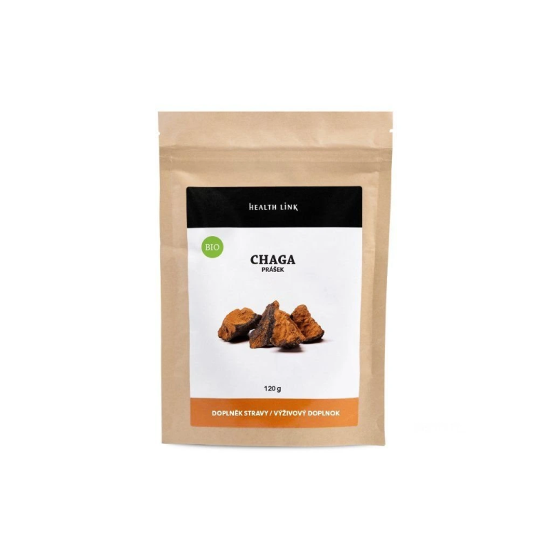 Chaga prášok 120g BIO (HEALTH LINK)