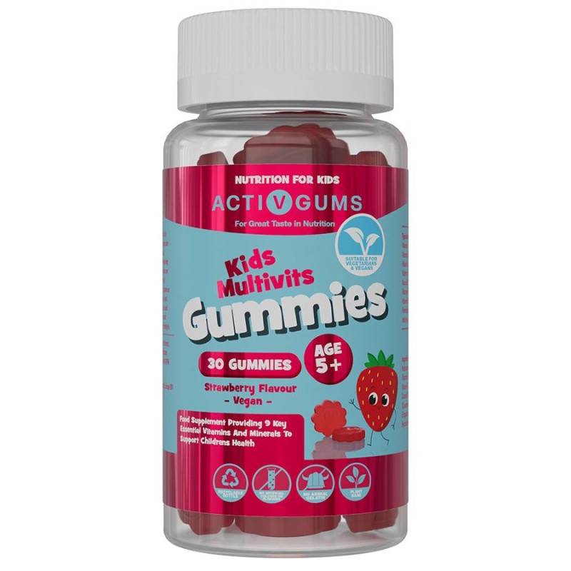 Multivitamín+jod pre deti 30 gummies (Activ gums)