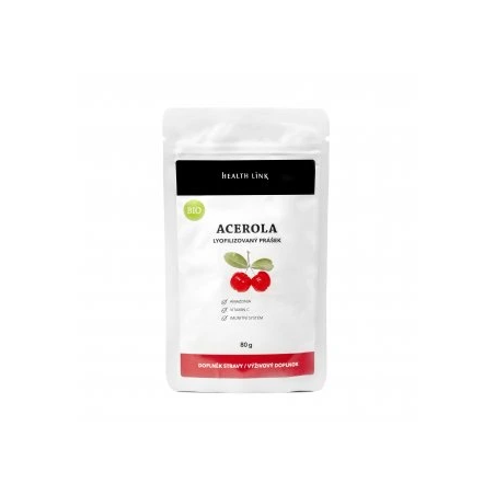 Acerola prášok lyofiliz. 80g BIO (HEALTH LINK)