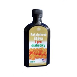 Rakytníková šťava aj pre diabetikov (200 ml)