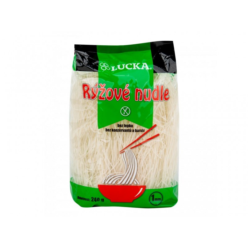 Cestoviny ryžové rezance 1mm bezl. 240g LUCKA
