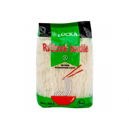 Cestoviny ryžové rezance 1mm bezl. 240g LUCKA
