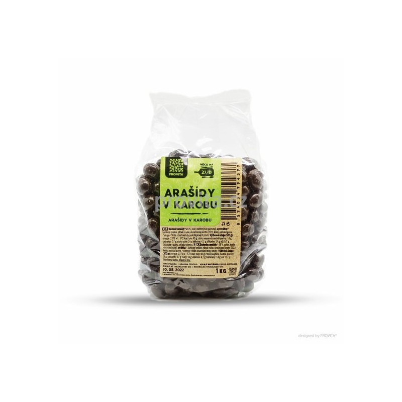 Arašidy v karóbe 1kg PROVITA