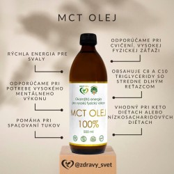 MCT olej 100%, 500ml