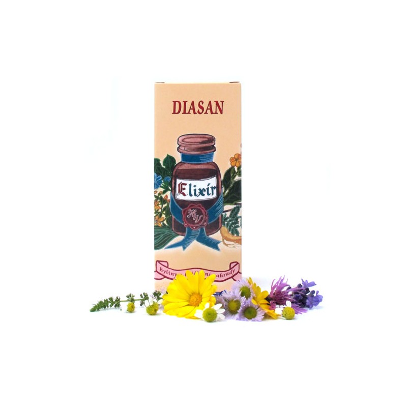 Diasan elixír 50ml - Kvapky (macerát) z bylín