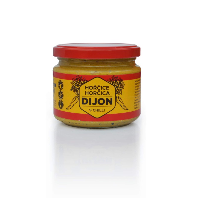 DIJON horčica S CHILLI 250g (Pro přátelé)